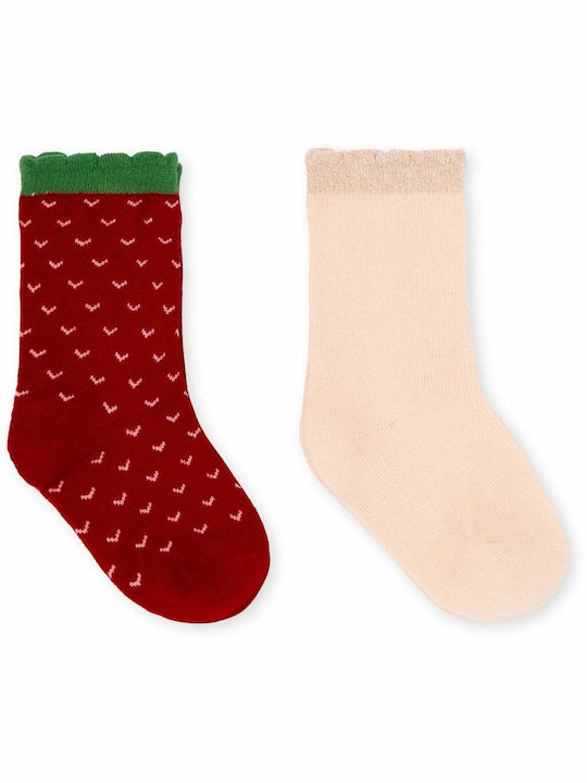 Konges Slojd Kids' Socks Strawberry 2 Pairs