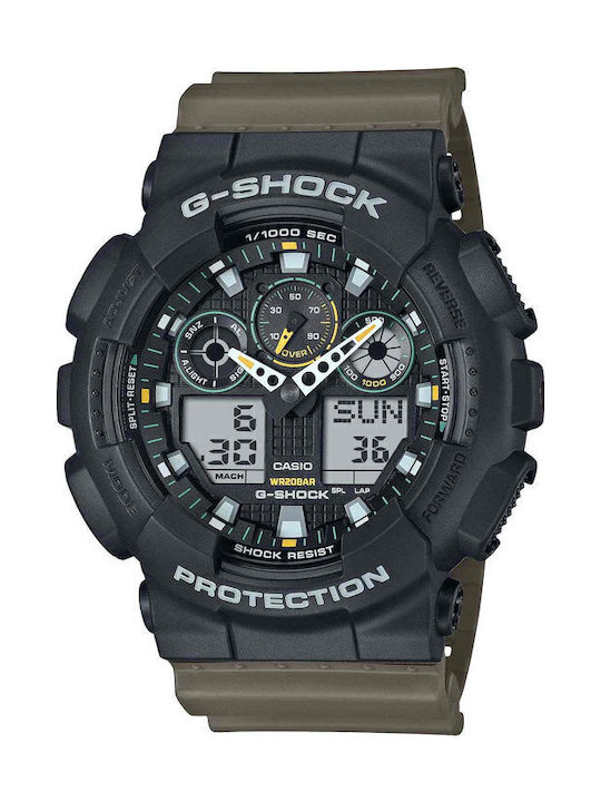 Casio G-shock Ρολόι Μπαταρίας με Καουτσούκ Λουράκι Casio G-shock Ρολόι Μπαταρίας με Καουτσούκ Λουράκι
