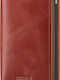 Slimwallet Vintage Δερμάτινο Ανδρικό Πορτοφόλι Καρτών Πορτοκαλί