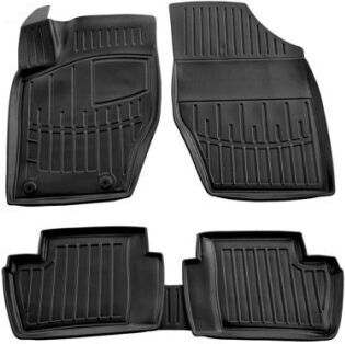 Umbrella Set Covorașe Față și Spate 4buc din Furtun pentru Citroen C4 2004-2010 Negre