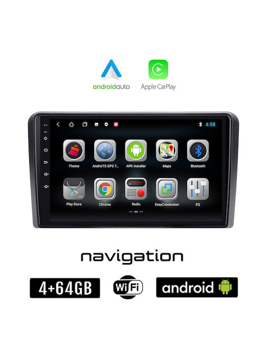 Booma Car Audio System for Citroen Berlingo 2008 2019 (Bluetooth/USB/WiFi/GPS/Apple-Carplay/Android-Auto) with Touch Screen 9"