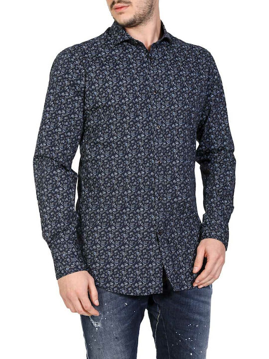 Stefan Fashion Long-sleeved Linen Shirt Floral ...