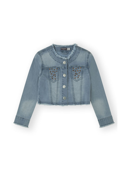 Canada House Kids Denim Jacket Light Blue