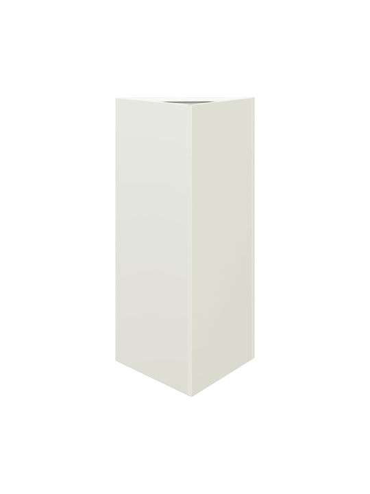 vidaXL Blumentopf 40x70cm White 851159