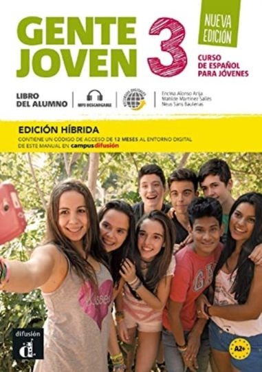 Gente Joven 3 - Ed. Hibrida - Libro Del Alumno + Audio Mp3. Nueva Edicion. A2 - Difusion - Paperback / Softback Gente Joven 3 - Ed. Hibrida - Libro Del Alumno + Audio Mp3. Nueva Edicion. A2 - Difusion - Paperback / Softback