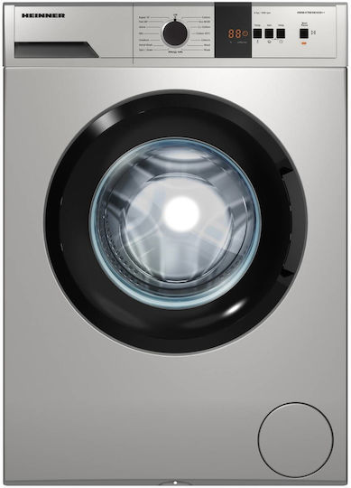 Heinner Πλυντήριο Ρούχων 6kg 1000 Στροφών Ασημί HWM-VT0610CHSD++
