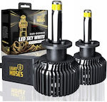 Set de 2 H1 M9 Led 6000k Canbus 360 Grade 80w/set 8000 Lm Set 12v