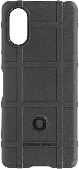 Case Sony Xperia 5 V Shockproof Silicone Rugged Shield 3d Pattern Black