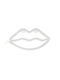 Neon Lip Light Wall Hanger Power Cable Aa Batteries Red