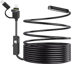 Waterproof Ip67 Endoscope Camera Multi-ports Usb-c Micro-usb Usb Length 5m Waterproof Ip67 Endoscope Camera Multi-ports Usb-c Micro-usb Usb Length 5m