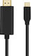 Avizar HDMI Cable Male - USB-C Male 2m Black
