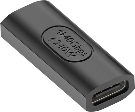Avizar Конвертор USB-C Женски В USB-C Женски 1 Брой ADA-240W-C2C
