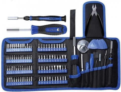 Set 2 Șurubelnițe de Înaltă Precizie 118 În 1 King'sdun Mâner Ergonomic Ax de Extensie Telescopic Reparații Laptop Cameră Telefon Dronă