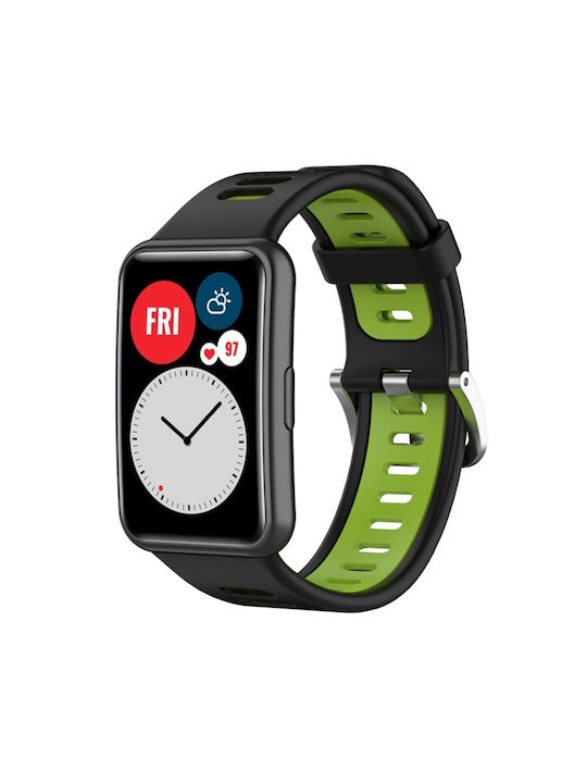 Λουράκι Σιλικόνης Μαύρο (Huawei Watch Fit)