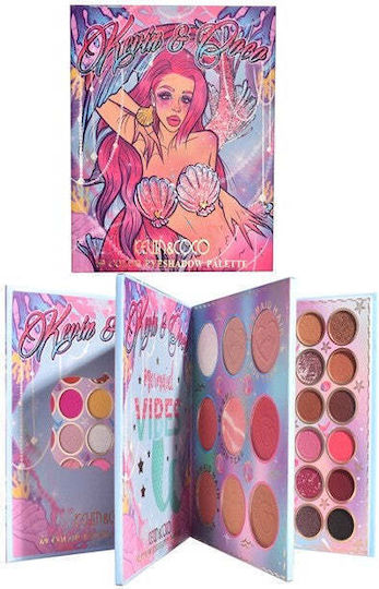 Kevinandcoco Eyeshadow Palette 69 Shades Blush Highlighter Contouring Book-style Opening 18.6 X 16.5 Cm 97 G Multicolor