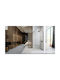 Rea Διαχωριστικό Ντουζιέρας 90x195cm Mat Black