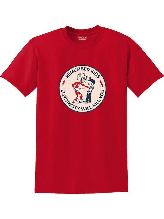 Gildan T-shirt Κόκκινο