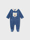 Mayoral Baby Strampler Samt Blau