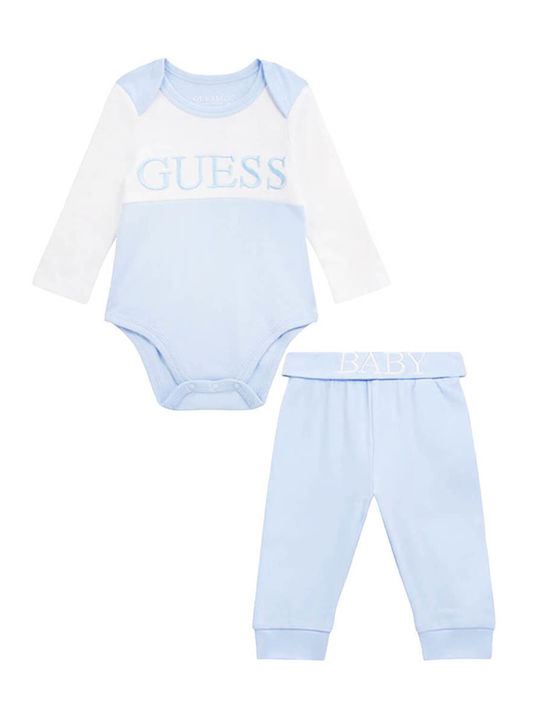 Guess Set Body pentru Bebeluși Albastru