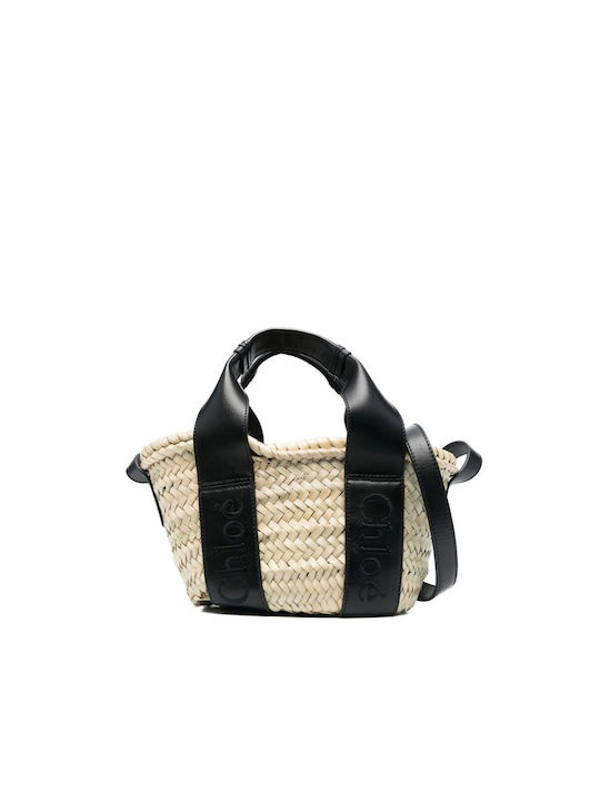 Chloe Leder Damen Tasche Tote Hand Ecru