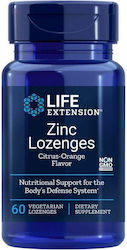 Life Extension Zinc Lozenges 24mg 60 παστίλιες ...