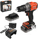 Black & Decker Schlagbohrmaschinen Bohrschrauber Batterie 18V 2x1.5Ah