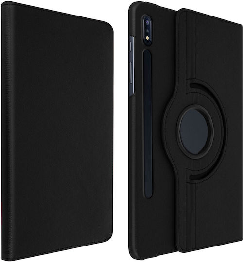 Avizar Flip Cover Περιστρεφόμενη Μαύρη (Samsung Tab S7 Plus 12.4)