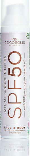 Cocosolis Natural Sunscreen Face and Body Lotion SPF50 in Spray 100ml
