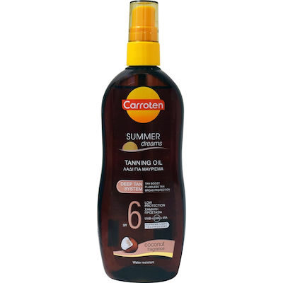 Carroten Summer Dreams Waterproof Crema protectie solara Ulei pentru Corp SPF6 în Spray 200ml