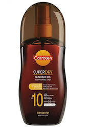 Carroten Superdry Waterproof Sunscreen Oil for the Body SPF10 125ml