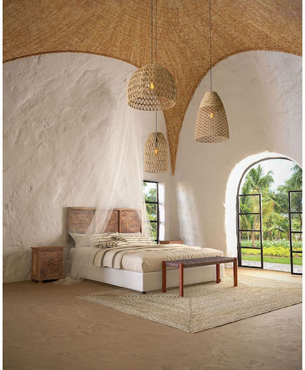 Nachttisch Bali Beige 40x32x51cm