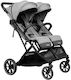 Casual Play Casual Play Tour Twin Max Double Stroller Suitable for Newborn Clear Grey 11kg