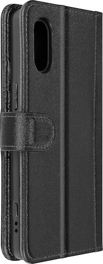 Case Sony Xperia 5 V Genuine Leather Wallet Video Support Black