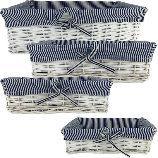 Marhome Комплект декоративни кошници White 4бр 05-00-94426