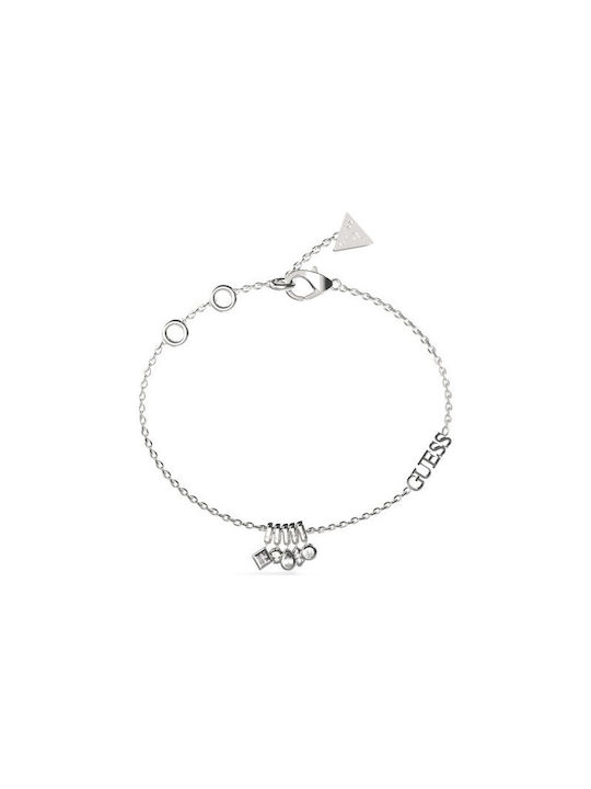 Guess Damen Armband Tiny Dancer aus Stahl mit Zirkon