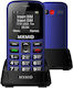 MXMID B210 Dual SIM Mobile with Large Buttons Blue