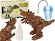 Ferngesteuerter Dinosaurier-Dampfprojektor Braun