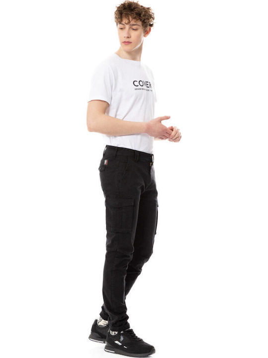 CESAR Hose Cargo Elastisch Schwarz