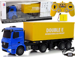 Großer RC LKW Mercedes Arocs Blau 1:20 Container 58 cm Lang Großer RC LKW Mercedes Arocs Blau 1:20 Container 58 cm Lang