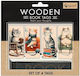 Wooden Bookmarks Cozywood Happy Cats Set of 4 P...