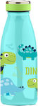 Water Revolution Dino Thermo Bottle 350ml