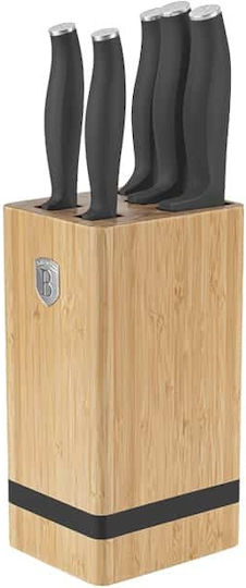 Berlinger Haus Collection Set Knives with Base Made of Stainless Steel 5 Pieces