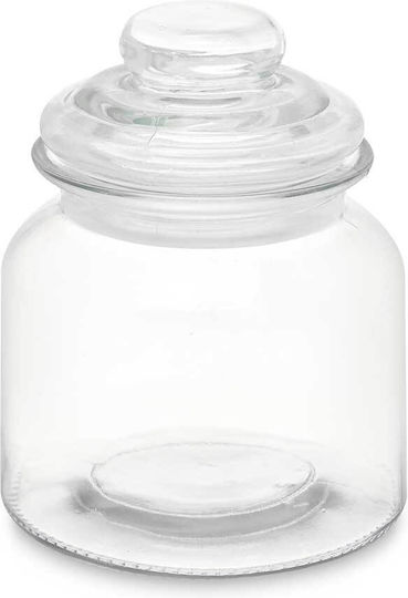 Arte Regal General Use Glass Jar with Lid Transparent 600ml