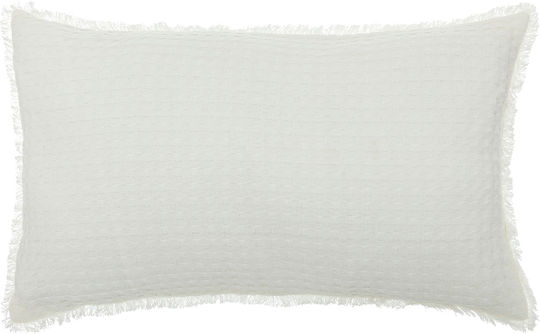 Sofa-Kissen The Floral Weiß 30x50cm