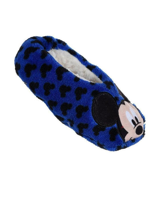 Superheroes Kids' Slipper Socks Blue