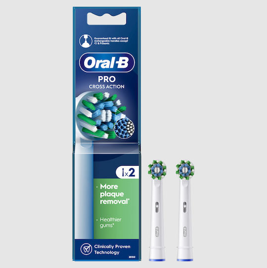 Oral-B Pro CrossAction Ανταλλακτικά για 2τμχ
