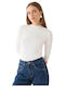 Women's Blouse Cotton Long Sleeve White