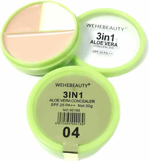 Wehebeauty Dreifarbiger Cremiger Concealer Aloe-Extrakt & SPF25 30g von La Meila #4