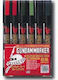 Bandai Gundam Marker Gms-108 Zeon Set