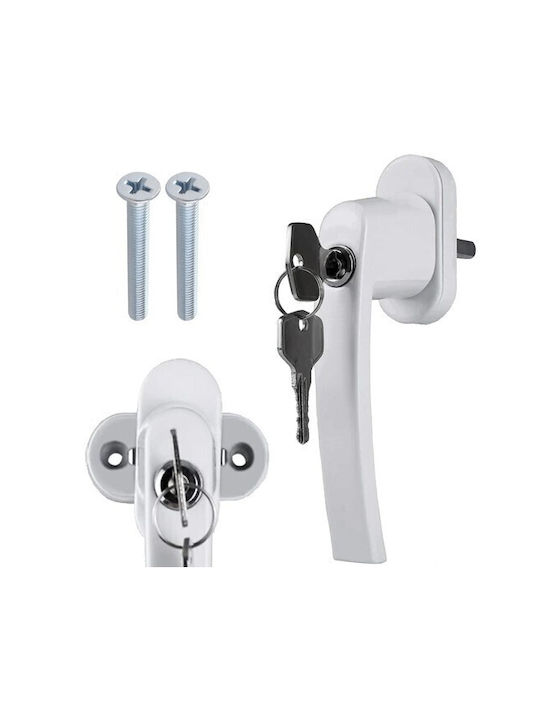 Window Handles White 13mm